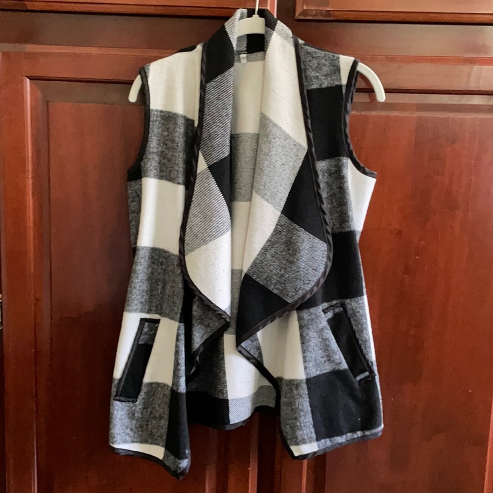 Plaid vest